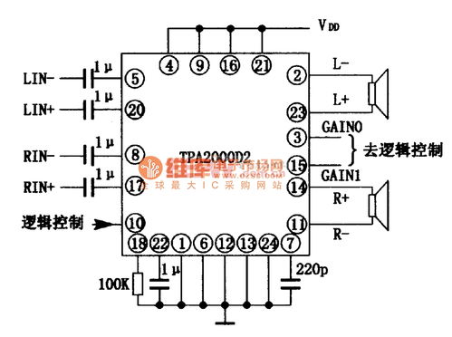 TPA2OOD2免濾波D類功放集成電路設計與分析